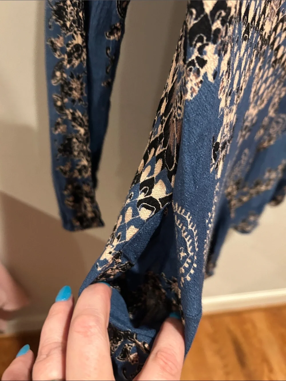 Free People navy tunic